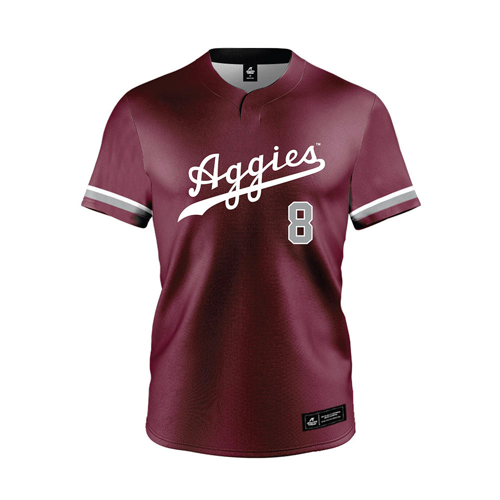 Texas A&M - NCAA Softball : Francessca Vrazel - Maroon Jersey-0
