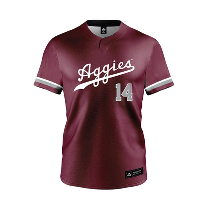 Texas A&M - NCAA Softball : Micaela Wark - Maroon Jersey-0