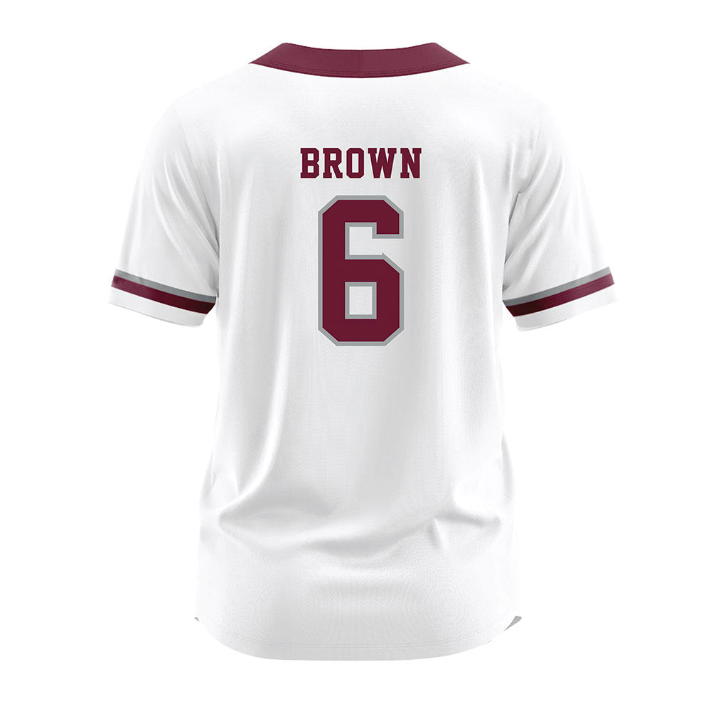Texas A&M - NCAA Softball : Taylor Brown - White Jersey-1