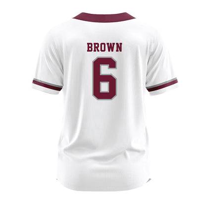 Texas A&M - NCAA Softball : Taylor Brown - White Jersey-1