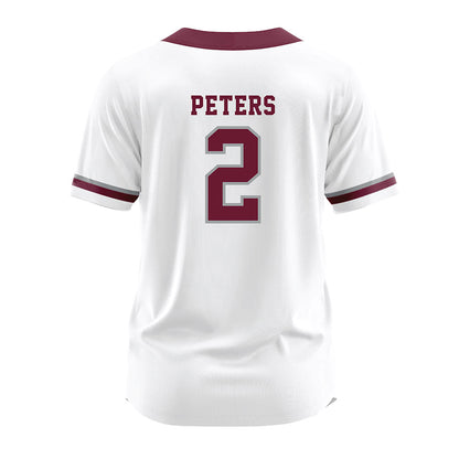 Texas A&M - NCAA Softball : Sidne Peters - White Jersey-1