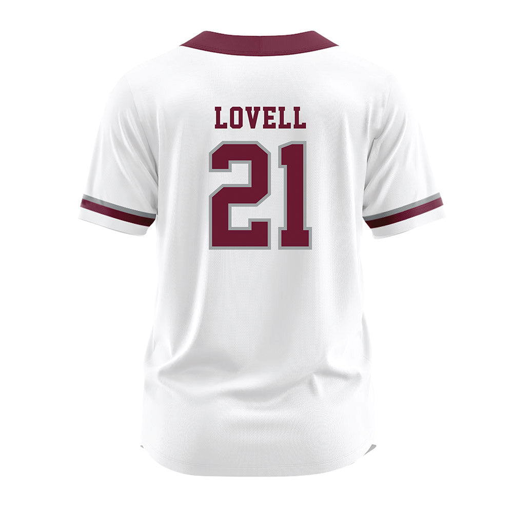 Texas A&M - NCAA Softball : Scout Lovell - White Jersey-1