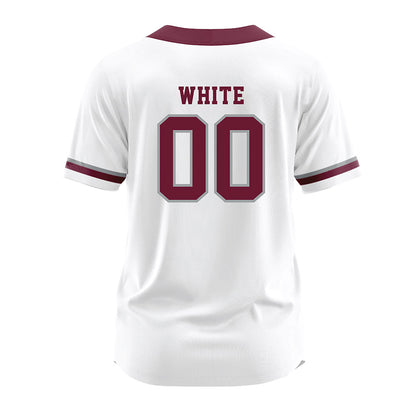Texas A&M - NCAA Softball : Piper White - White Jersey-1