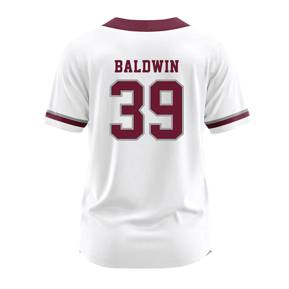 Texas A&M - NCAA Softball : DeeDee Baldwin - White Jersey-1