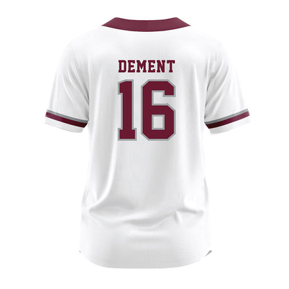 Texas A&M - NCAA Softball : K.K. Dement - White Jersey-1
