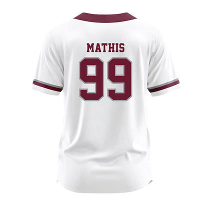 Texas A&M - NCAA Softball : Kelsey Mathis - White Jersey-1