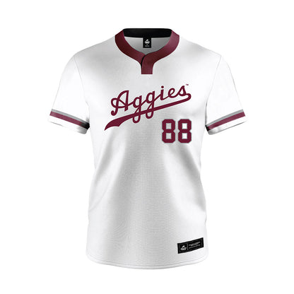 Texas A&M - NCAA Softball : Kate Munnerlyn - White Jersey-0