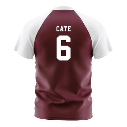 Texas A&M - NCAA Women's Soccer : Bailey Cate - Maroon Soccer Jersey-1