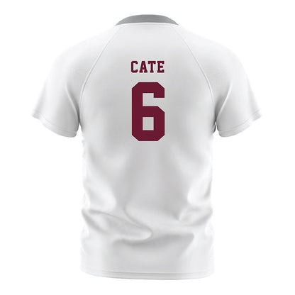Texas A&M - NCAA Women's Soccer : Bailey Cate - White Soccer Jersey-1