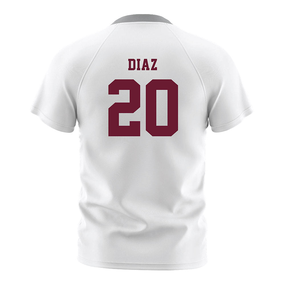 Texas A&M - NCAA Women's Soccer : Leah Diaz - White Soccer Jersey-1