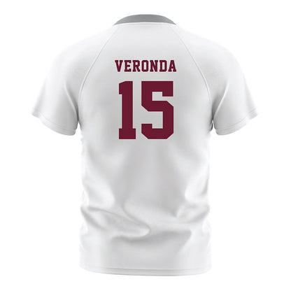 Texas A&M - NCAA Women's Soccer : Maysen Veronda - White Soccer Jersey-1