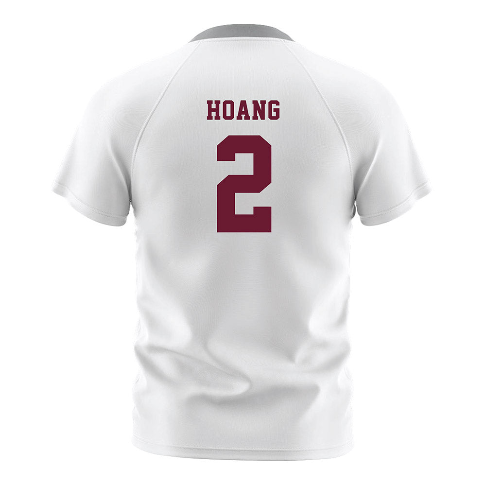 Texas A&M - NCAA Women's Soccer : Emma Hoang - White Soccer Jersey-1