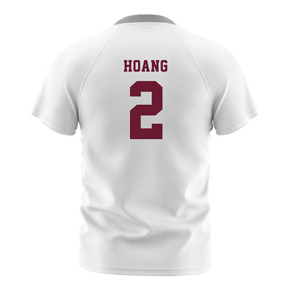 Texas A&M - NCAA Women's Soccer : Emma Hoang - White Soccer Jersey-1