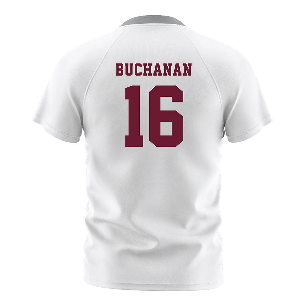 Texas A&M - NCAA Women's Soccer : Trinity Buchanan - White Soccer Jersey-1