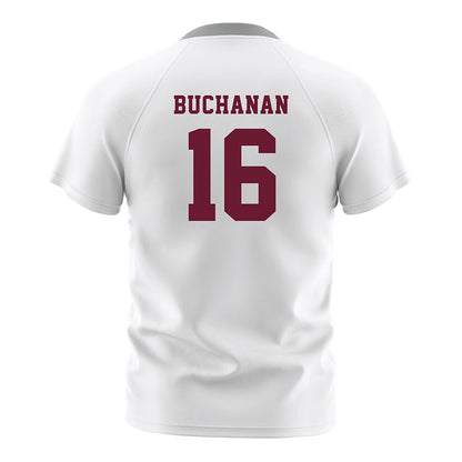Texas A&M - NCAA Women's Soccer : Trinity Buchanan - White Soccer Jersey-1