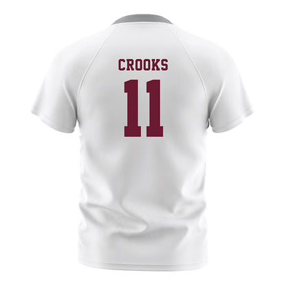 Texas A&M - NCAA Women's Soccer : Riley Crooks - White Soccer Jersey-1