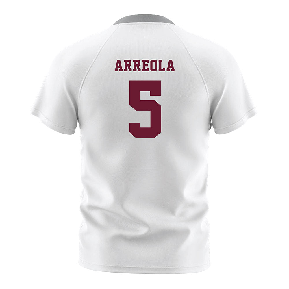 Texas A&M - NCAA Women's Soccer : Tessa Arreola - White Soccer Jersey-1