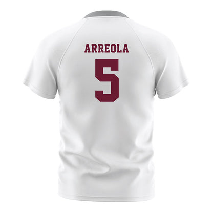 Texas A&M - NCAA Women's Soccer : Tessa Arreola - White Soccer Jersey-1