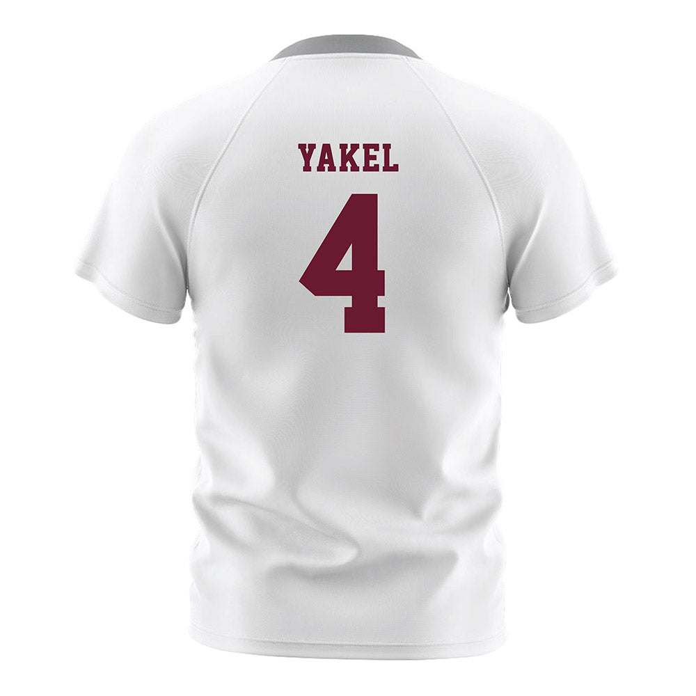 Texas A&M - NCAA Women's Soccer : Isabella Yakel - White Soccer Jersey-1