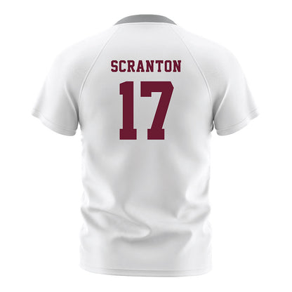 Texas A&M - NCAA Women's Soccer : Mia Scranton - White Soccer Jersey-1