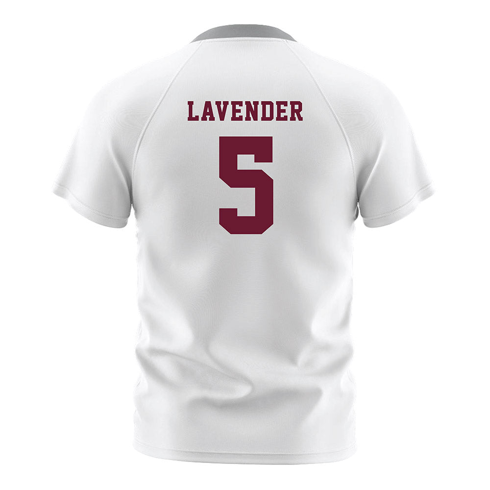 Texas A&M - NCAA Women's Soccer : Tessa Lavender - White Soccer Jersey-1