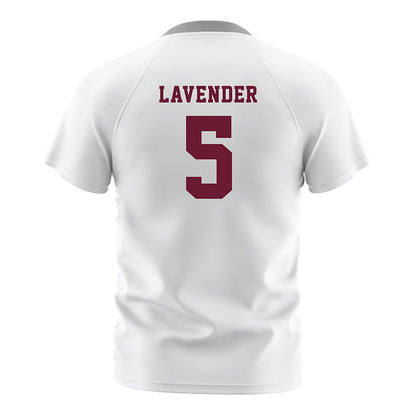 Texas A&M - NCAA Women's Soccer : Tessa Lavender - White Soccer Jersey-1