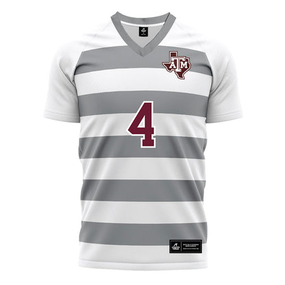 Texas A&M - NCAA Women's Soccer : Isabella Yakel - White Soccer Jersey-0