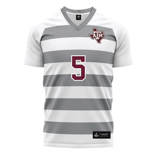 Texas A&M - NCAA Women's Soccer : Tessa Lavender - White Soccer Jersey-0