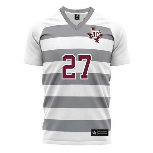 Texas A&M - NCAA Women's Soccer : Hayden Wilson - White Soccer Jersey-0