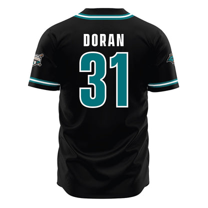Coastal Carolina - NCAA Baseball : Scott Doran - Black Jersey-1