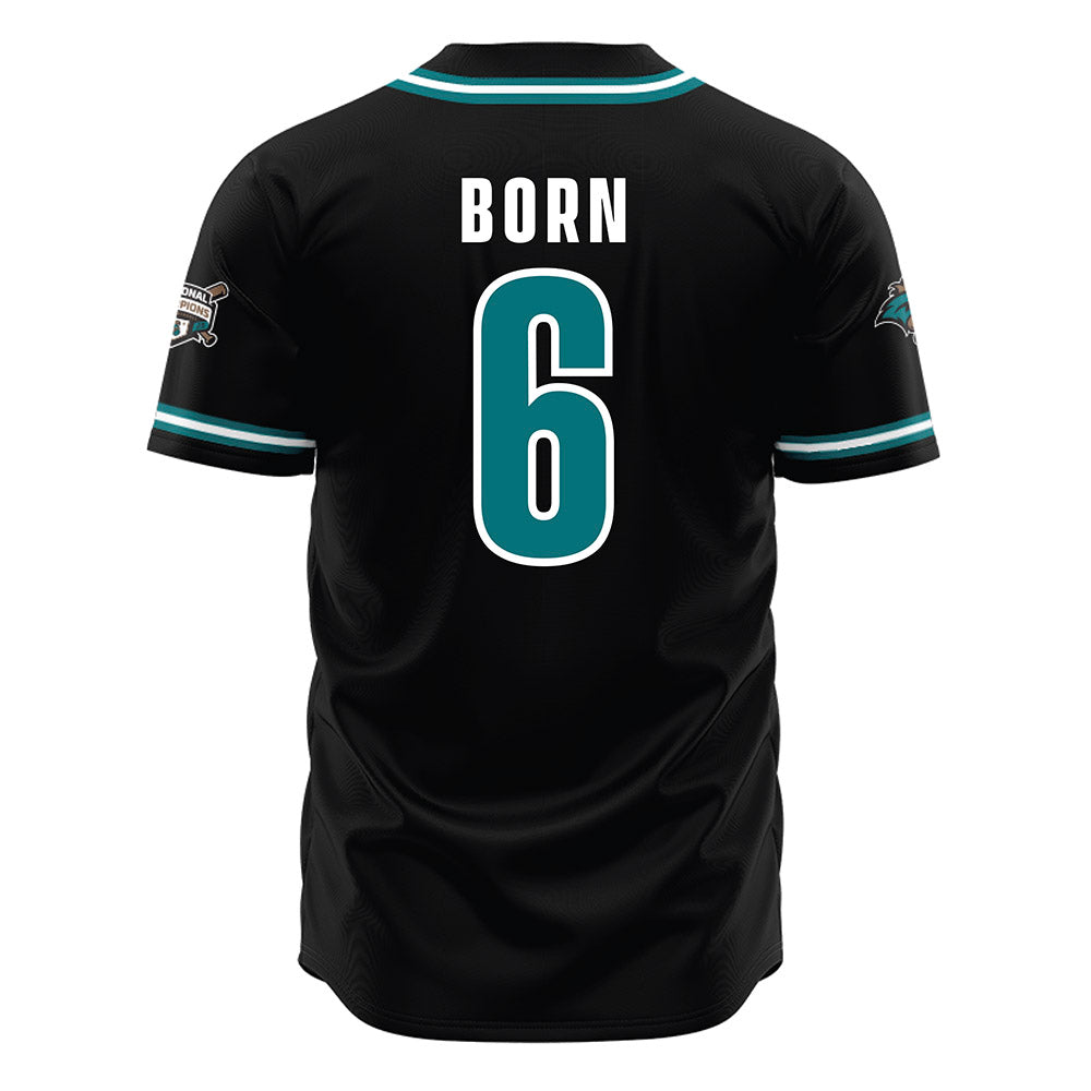 Coastal Carolina - NCAA Baseball : Chad Born - Black Jersey-1