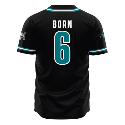 Coastal Carolina - NCAA Baseball : Chad Born - Black Jersey-1