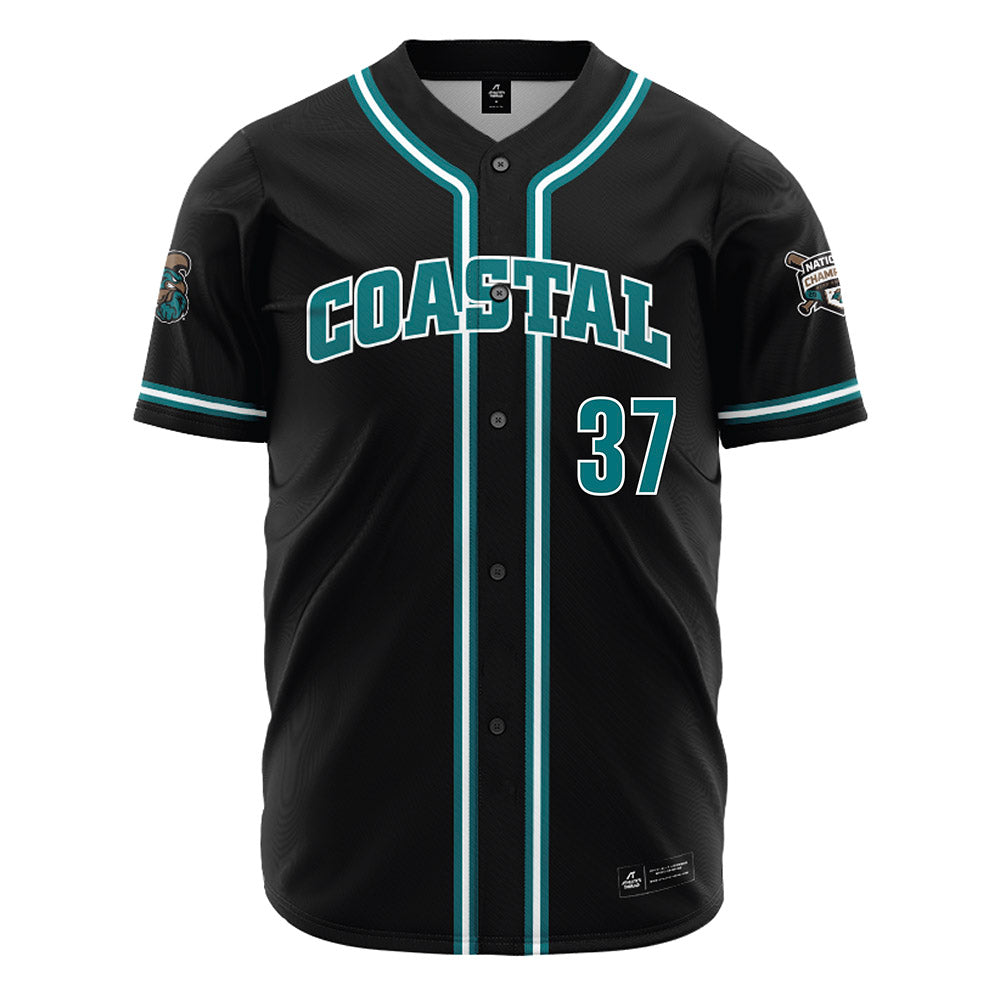 Coastal Carolina - NCAA Baseball : Kye Watson - Black Jersey-0