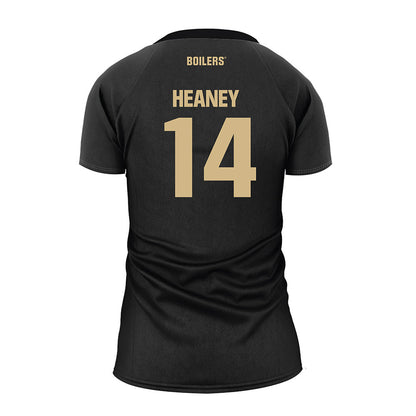 Purdue - NCAA Women's Volleyball : Grace Heaney - Black Volleyball Jersey-1
