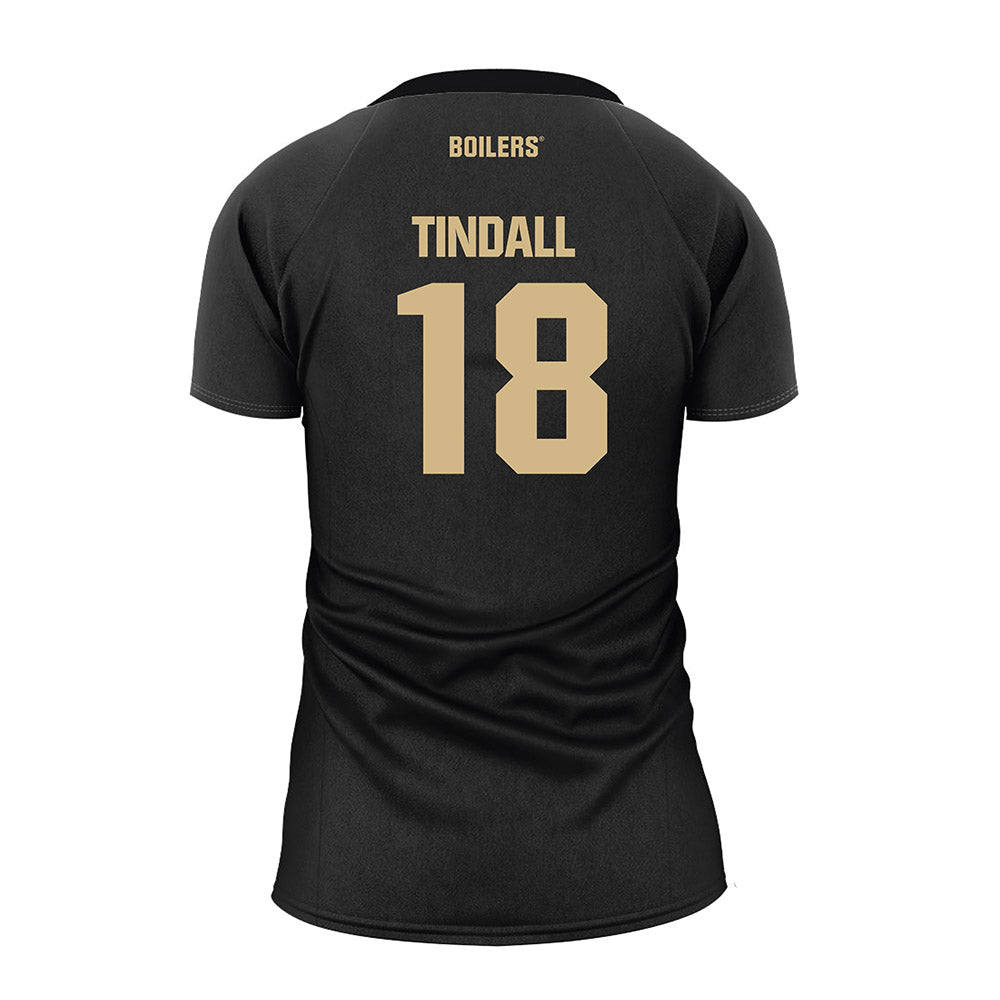 Purdue - NCAA Women's Volleyball : Addy Tindall - Black Volleyball Jersey-1