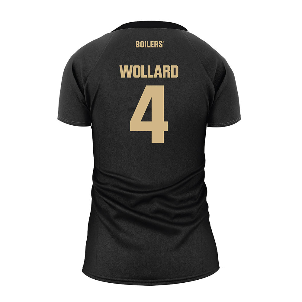 Purdue - NCAA Women's Volleyball : Kenna Wollard - Black Volleyball Jersey-1