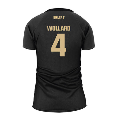 Purdue - NCAA Women's Volleyball : Kenna Wollard - Black Volleyball Jersey-1