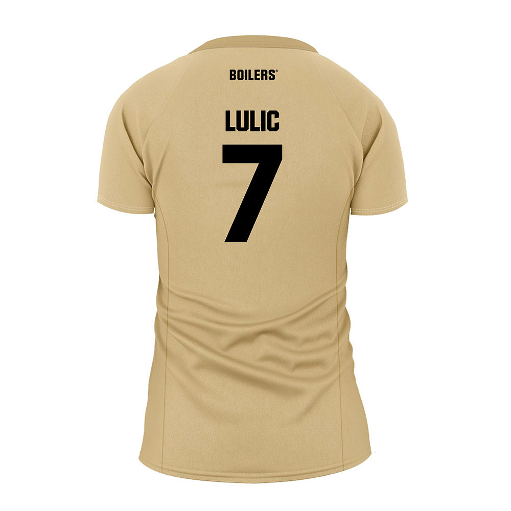 Purdue - NCAA Women's Volleyball : Bianka Lulic - Gold Volleyball Jersey-1