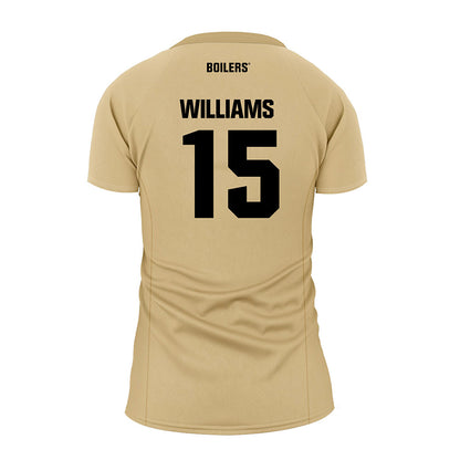 Purdue - NCAA Women's Volleyball : Rachel Williams - Gold Volleyball Jersey-1