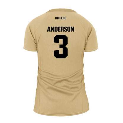 Purdue - NCAA Women's Volleyball : Akasha Anderson - Gold Volleyball Jersey-1