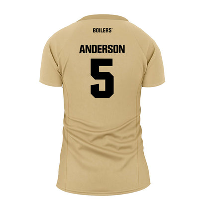 Purdue - NCAA Women's Volleyball : Taylor Anderson - Gold Volleyball Jersey-1