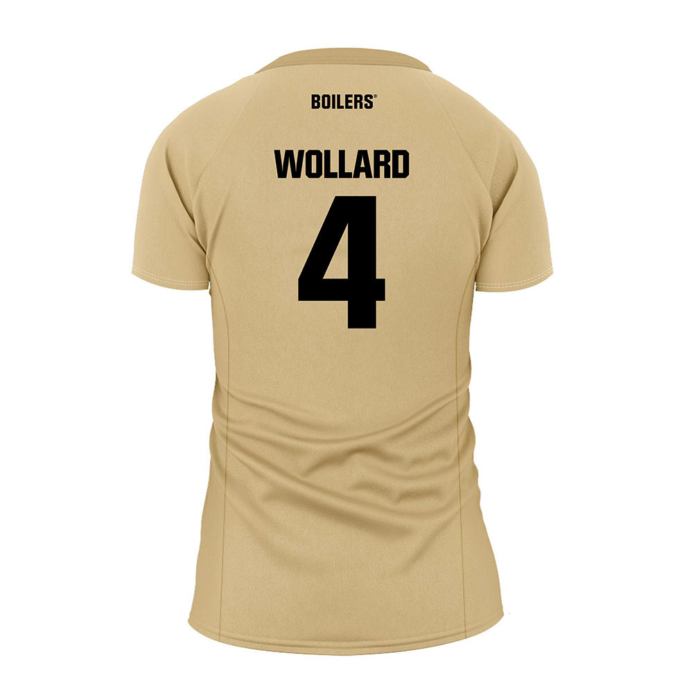 Purdue - NCAA Women's Volleyball : Kenna Wollard - Gold Volleyball Jersey-1