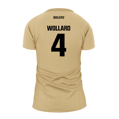 Purdue - NCAA Women's Volleyball : Kenna Wollard - Gold Volleyball Jersey-1