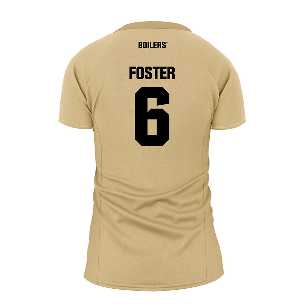Purdue - NCAA Women's Volleyball : Sienna Foster - Gold Volleyball Jersey-1