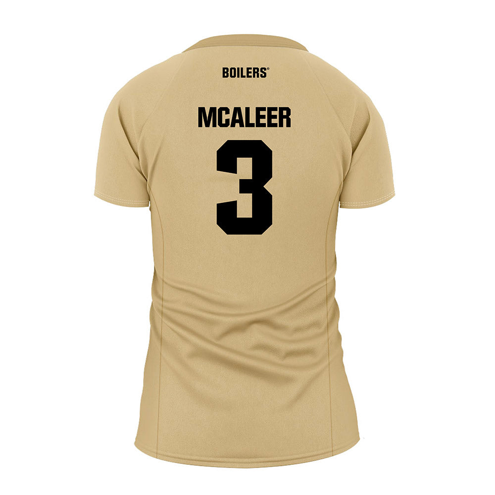 Purdue - NCAA Women's Volleyball : Ryan McAleer - Gold Volleyball Jersey-1