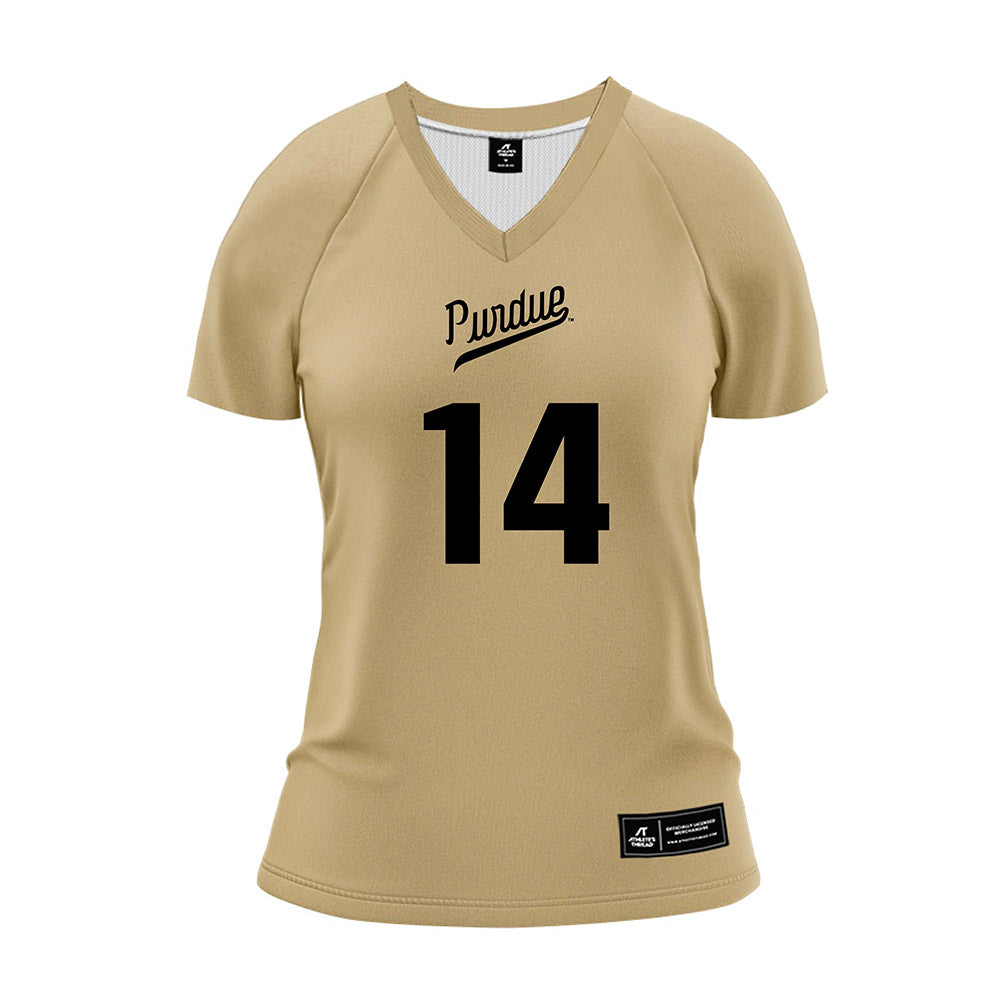 Purdue - NCAA Women's Volleyball : Grace Heaney - Gold Volleyball Jersey-0