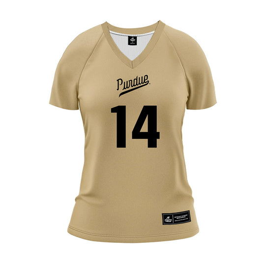 Purdue - NCAA Women's Volleyball : Grace Heaney - Gold Volleyball Jersey-0
