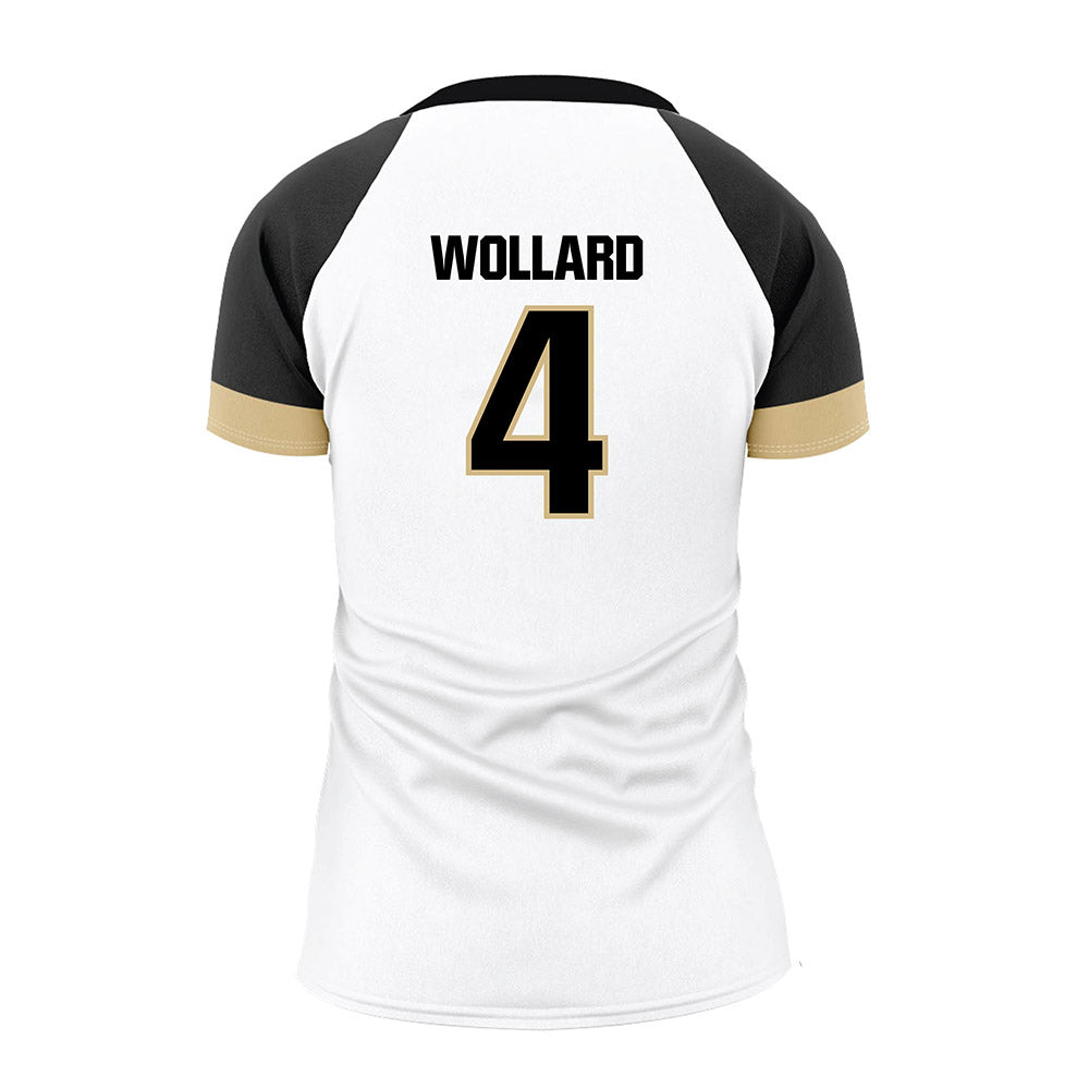 Purdue - NCAA Women's Volleyball : Kenna Wollard - White Volleyball Jersey-1