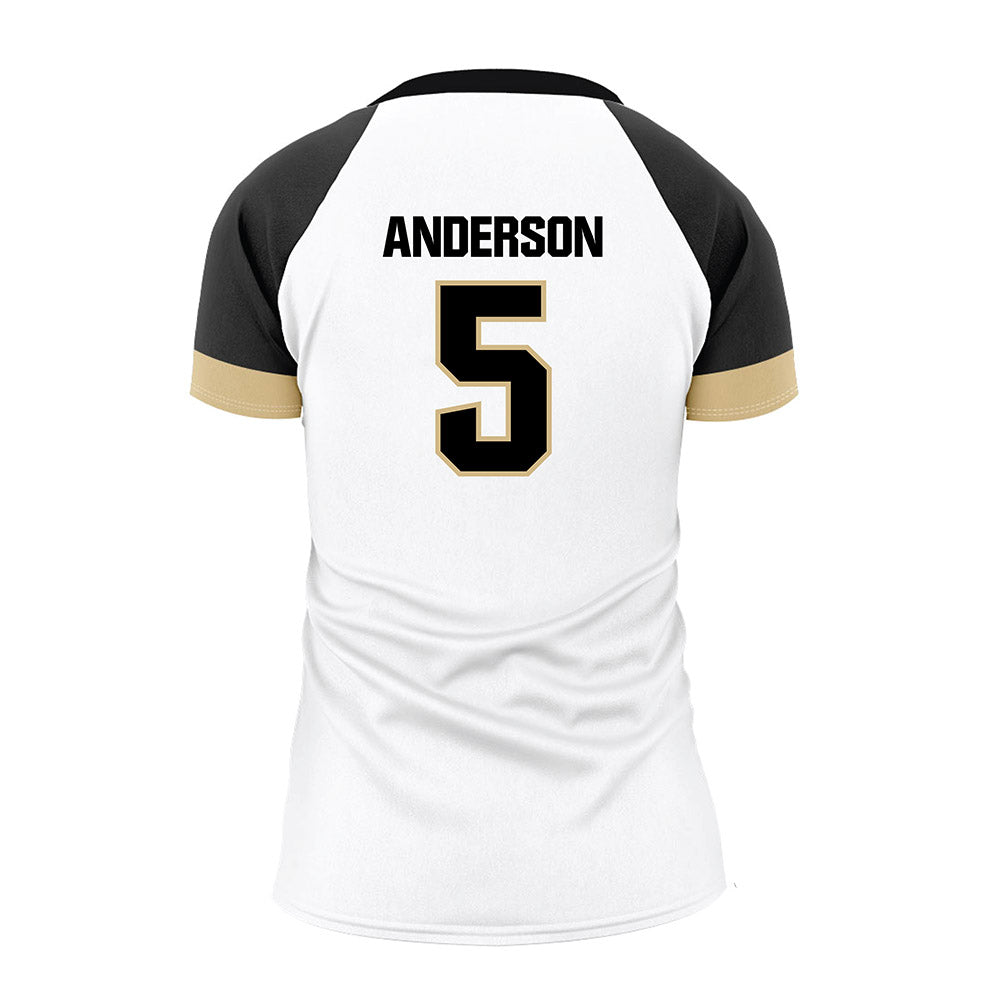 Purdue - NCAA Women's Volleyball : Taylor Anderson - White Volleyball Jersey-1