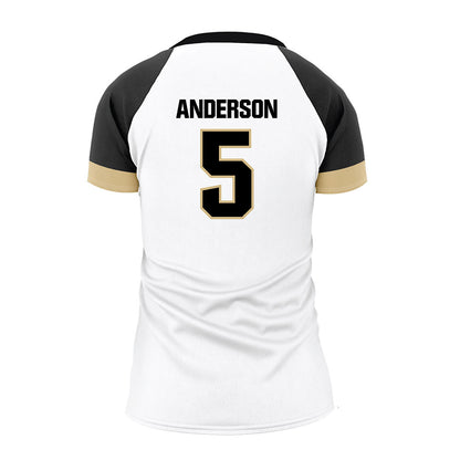 Purdue - NCAA Women's Volleyball : Taylor Anderson - White Volleyball Jersey-1